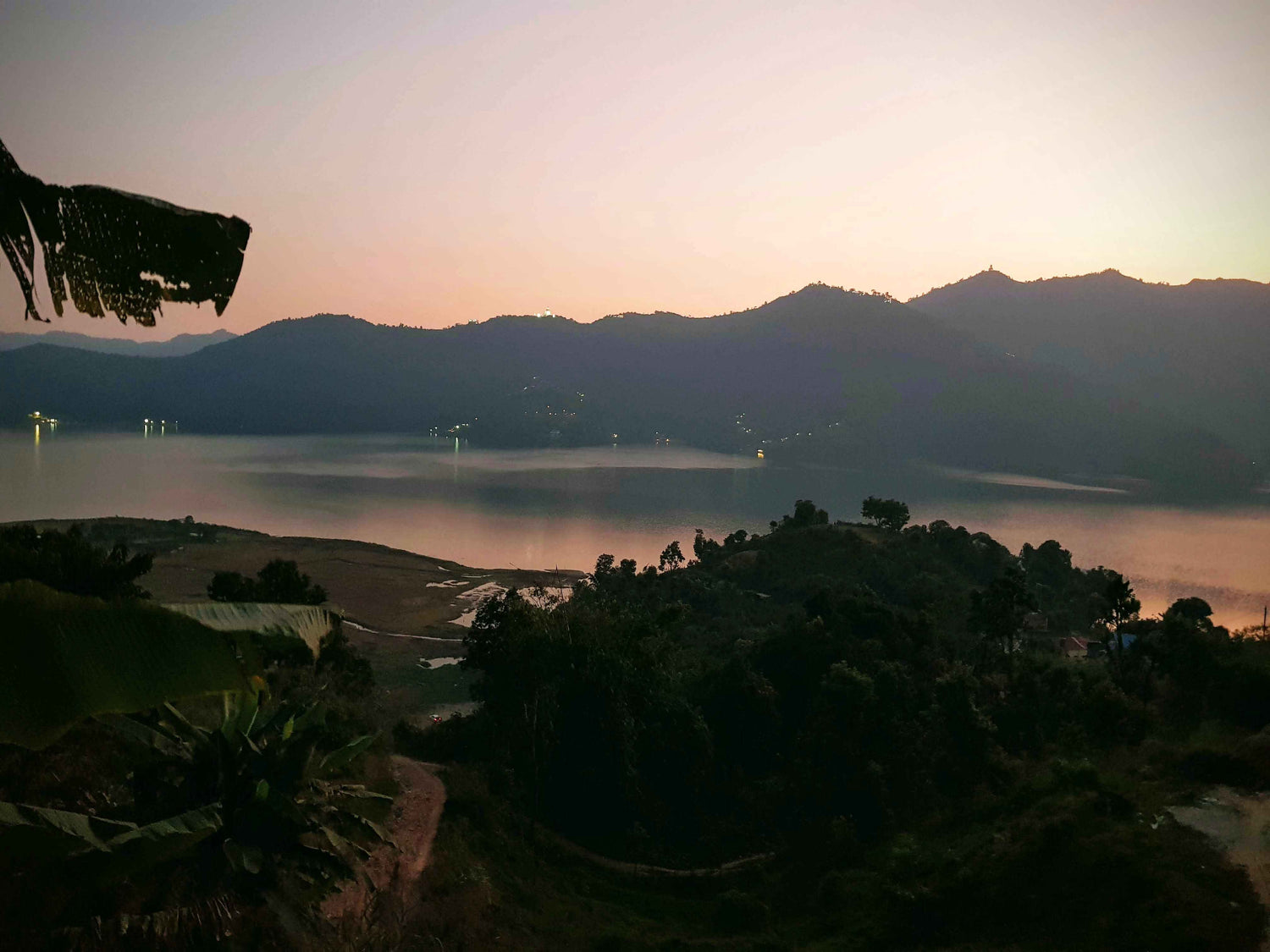 View of Phewa Lake from Hidden Paradise Guest House & Retreat