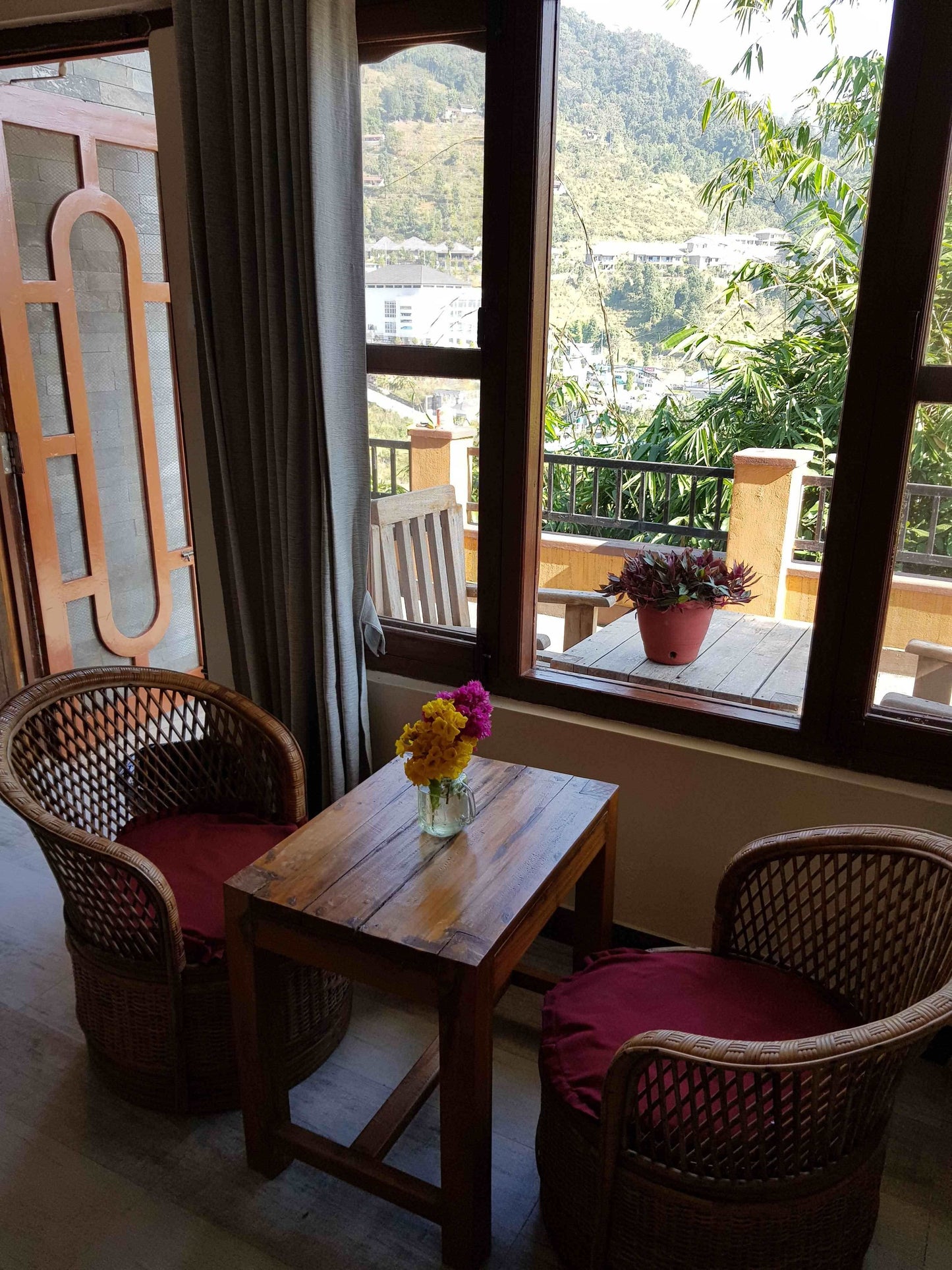 Annapurna II (Superior Double Suite with Sunrise Village View) - Hidden Paradise Guest House & Retreat