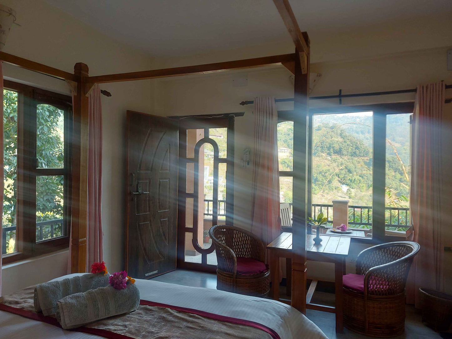 Annapurna III (Superior Double Suite with Sunrise Village View) - Hidden Paradise Guest House & Retreat