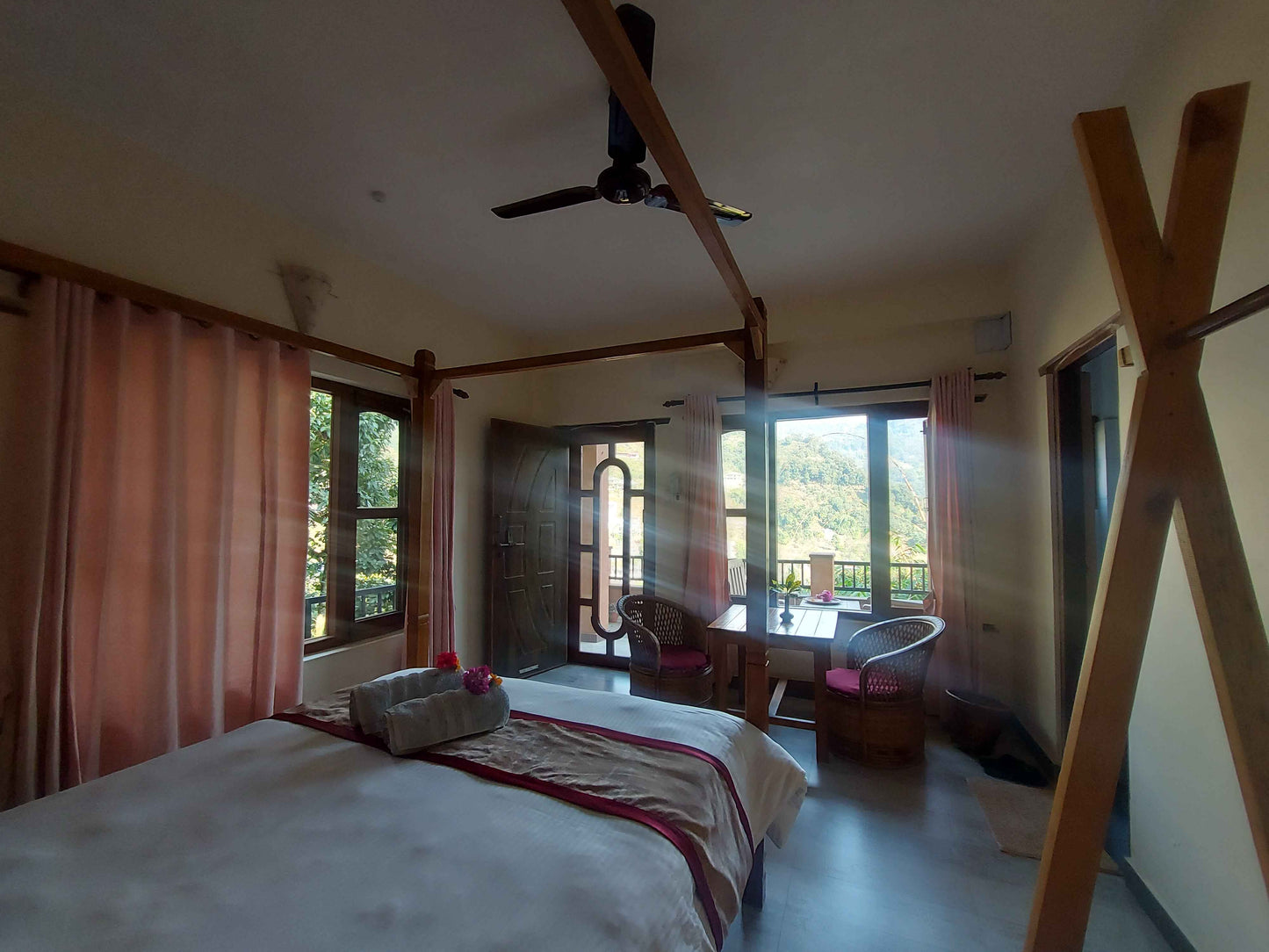 Annapurna III (Superior Double Suite with Sunrise Village View) - Hidden Paradise Guest House & Retreat